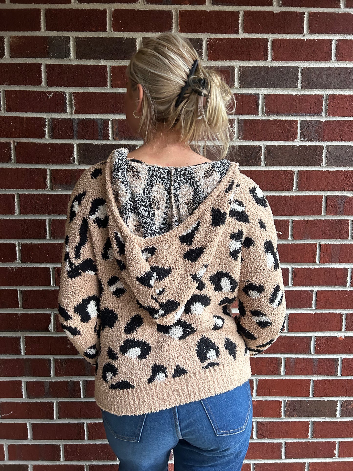 Cheetah Print Hoodie