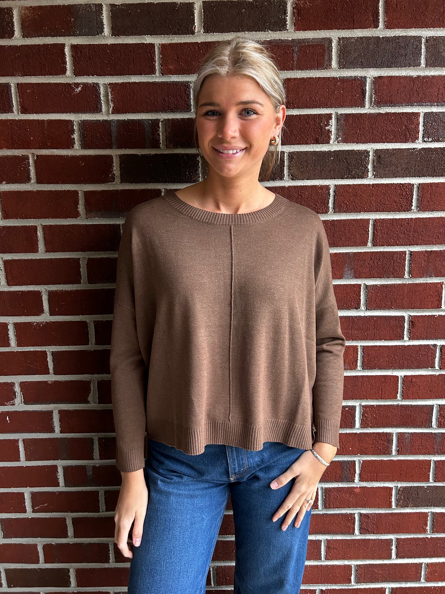 Soft as Butter Brown Sweater