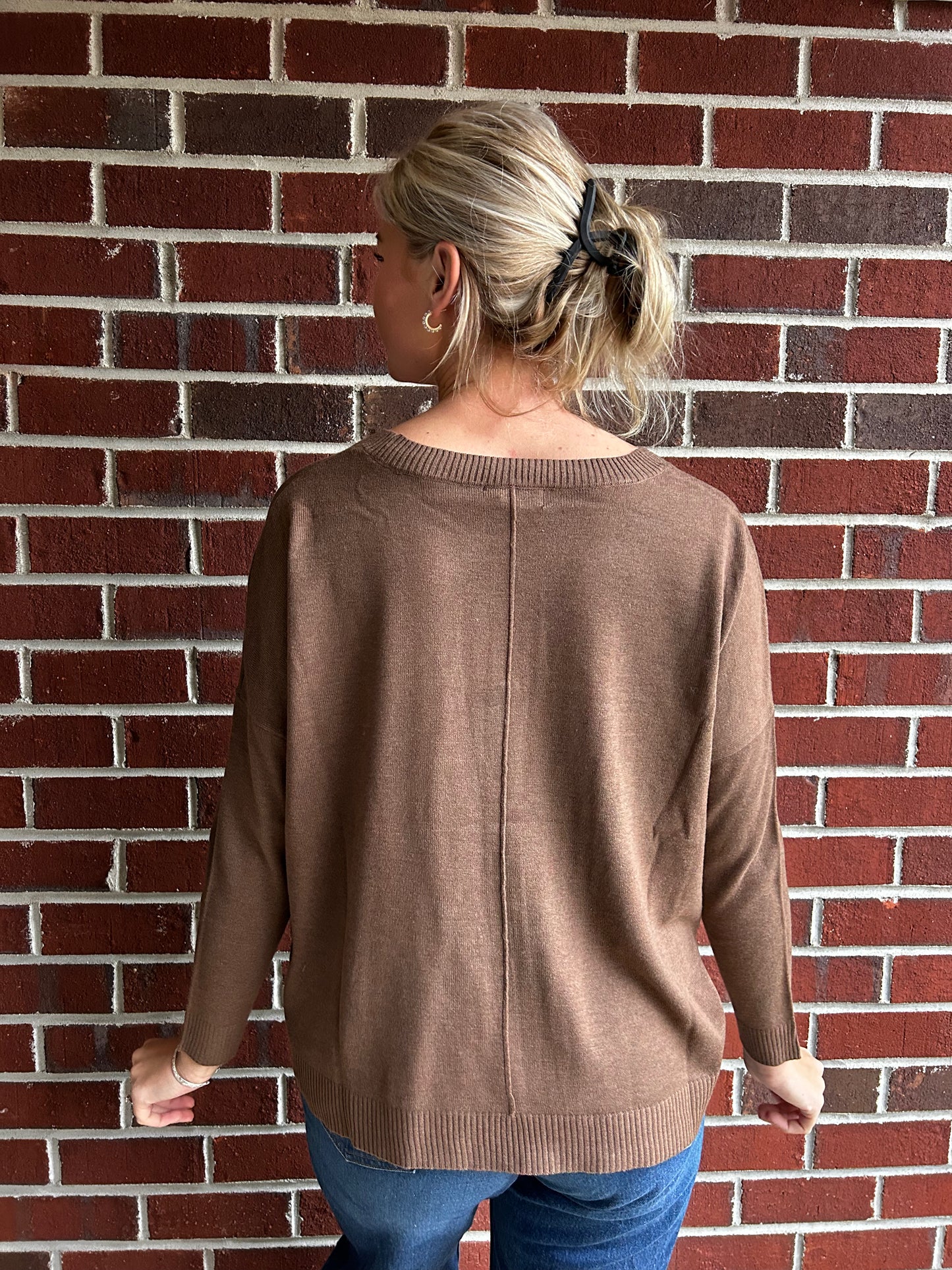 Soft as Butter Brown Sweater