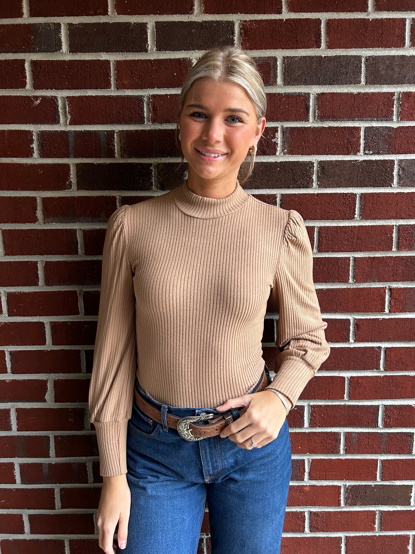 Golden Buttoned Blouse