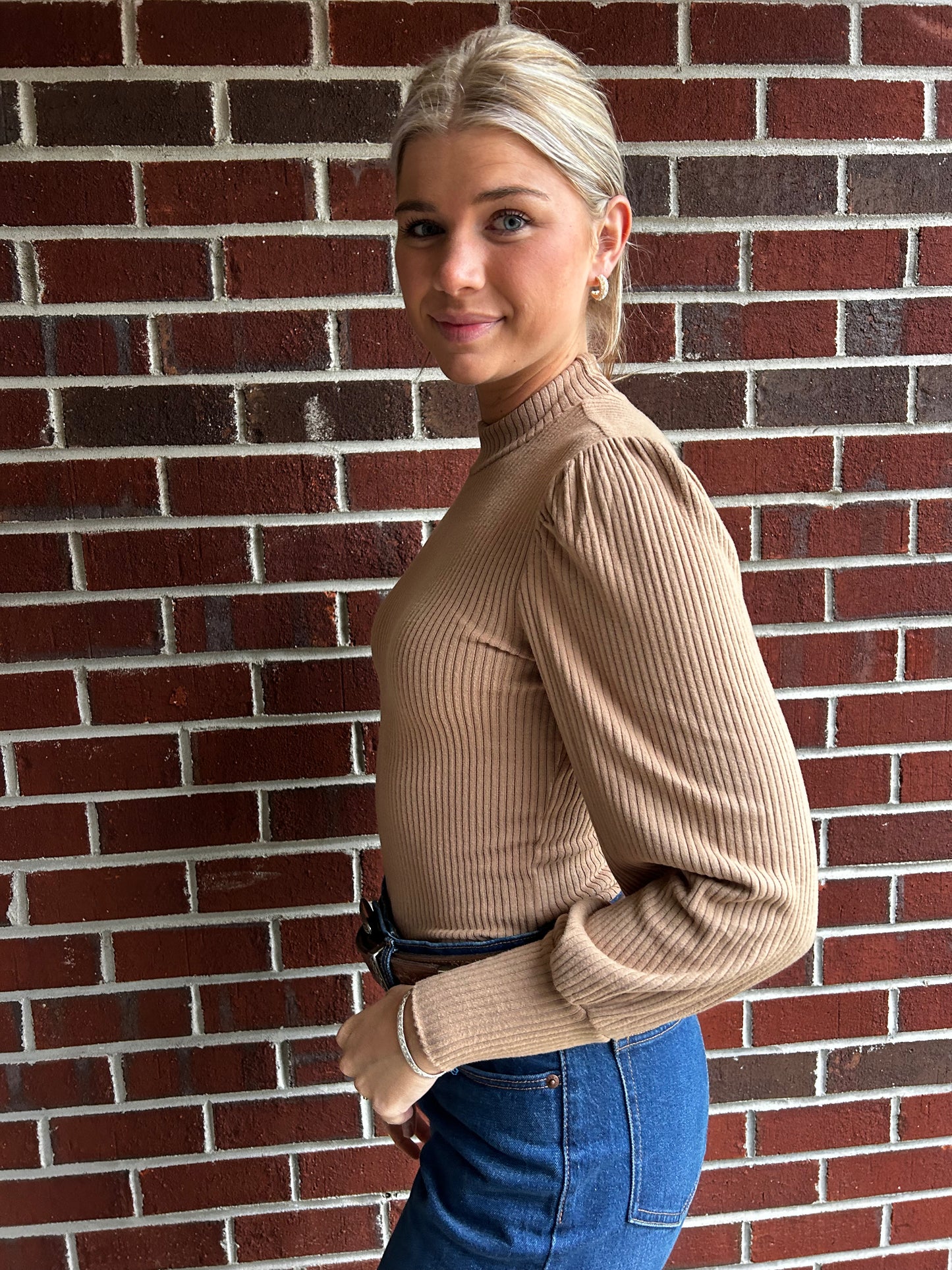 Golden Buttoned Blouse