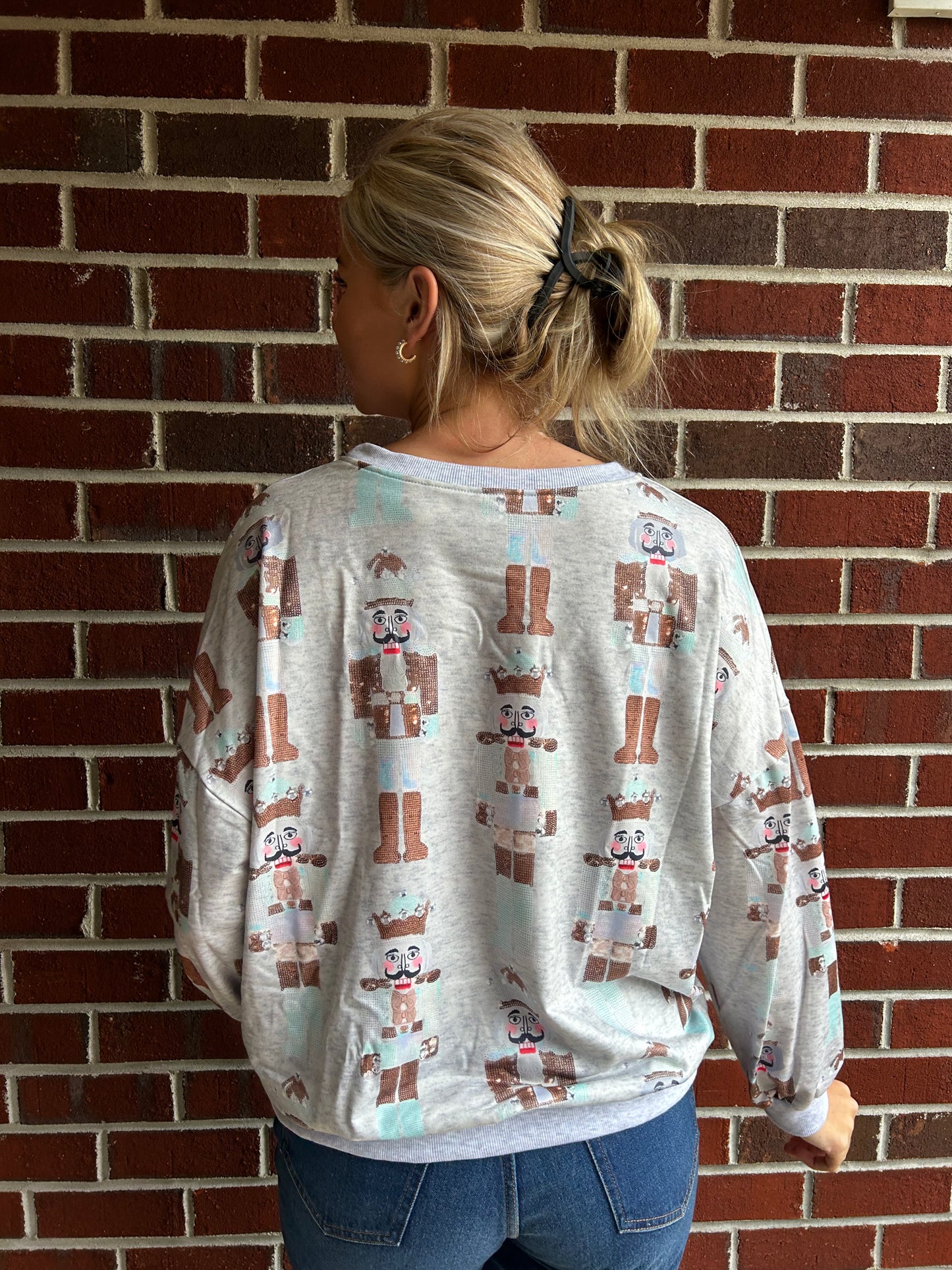 Nutcracker Top in Grey