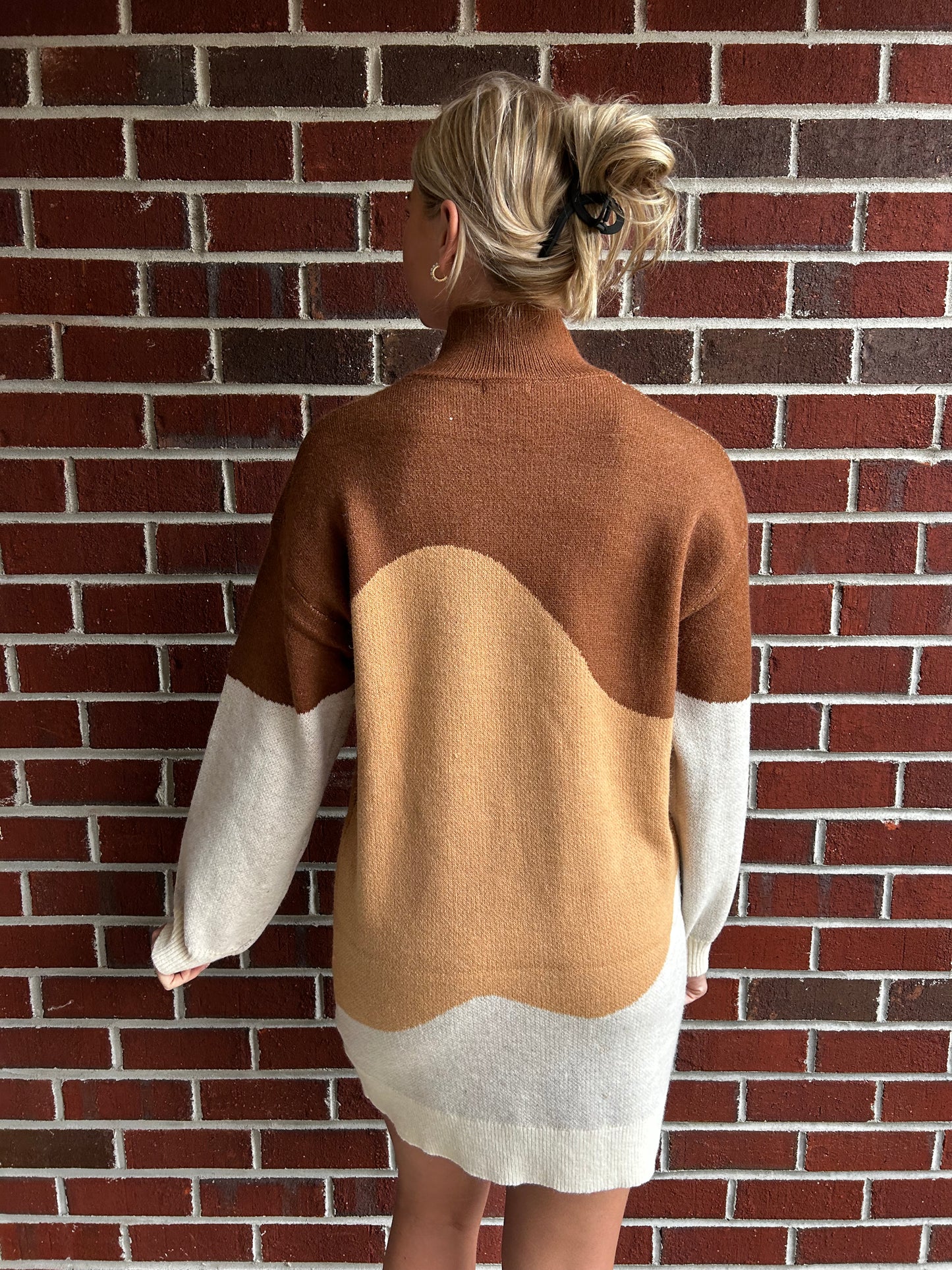 Asymmetrical Sweater Dress