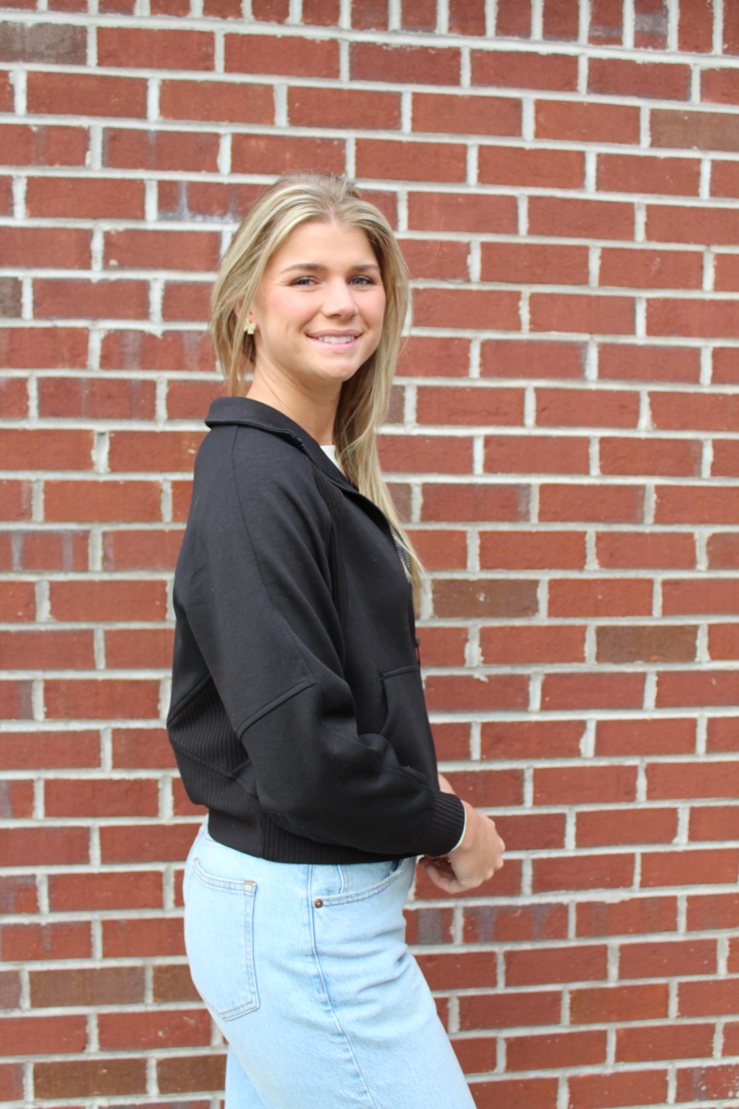 Black Zip Up Jacket