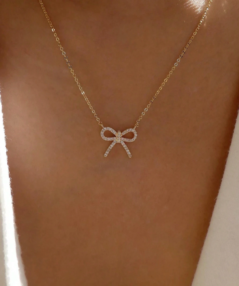 Bowknot Pendant Necklace