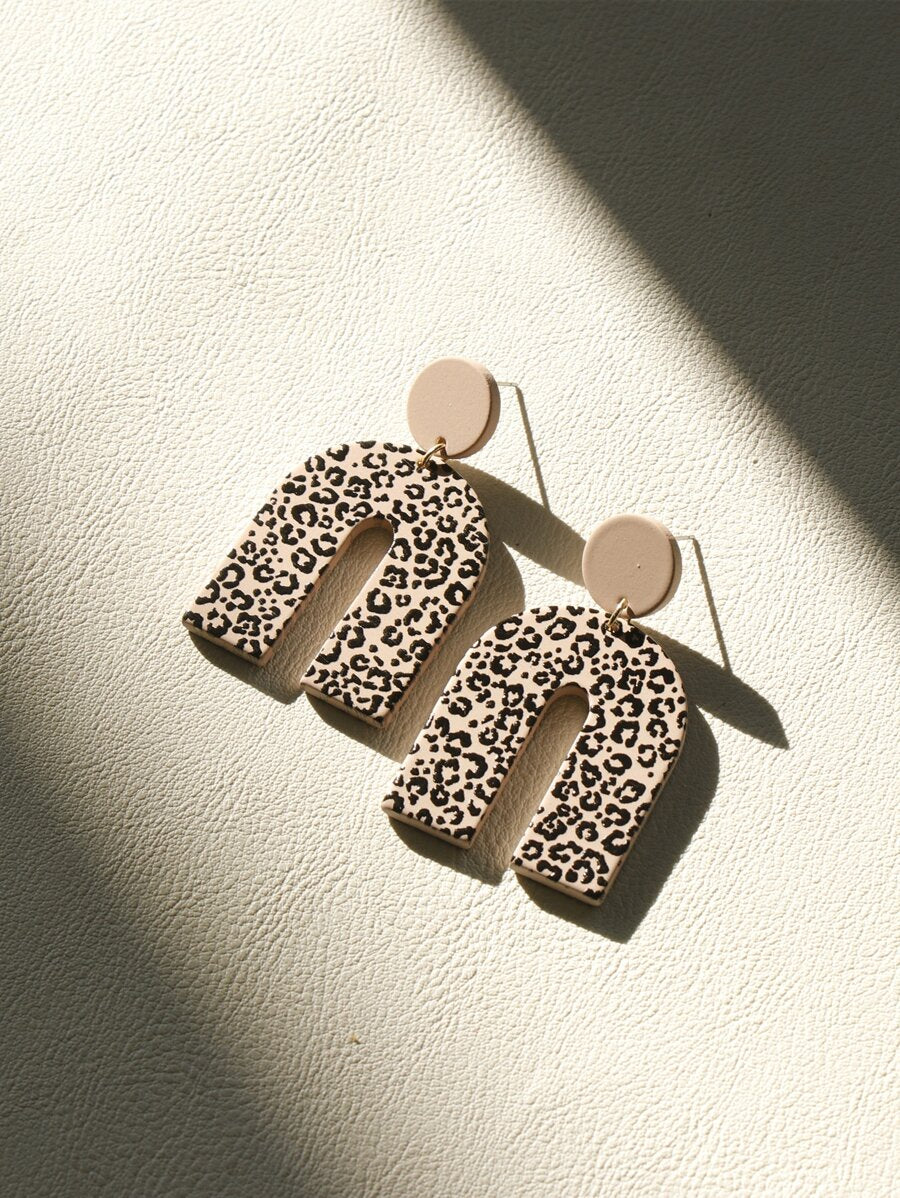 Cheetah Loop Earrings
