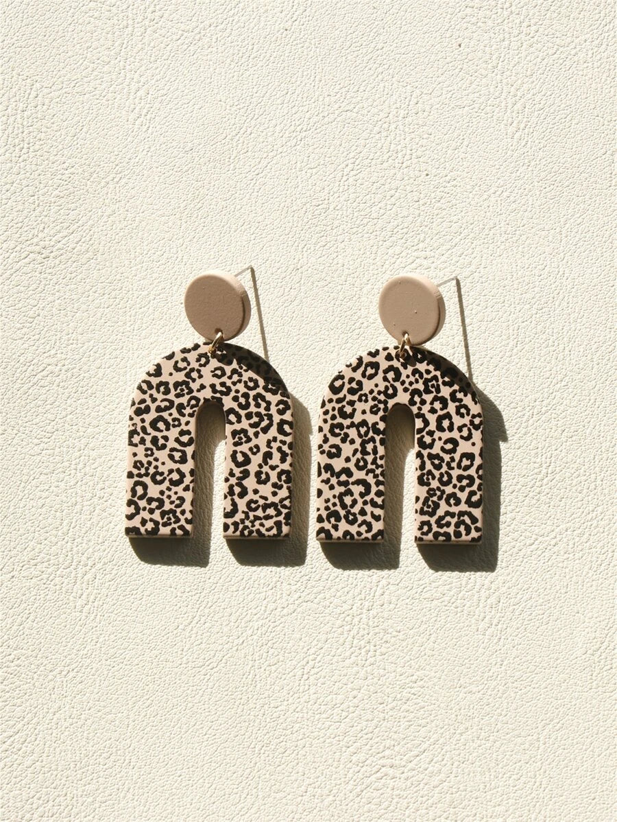 Cheetah Loop Earrings