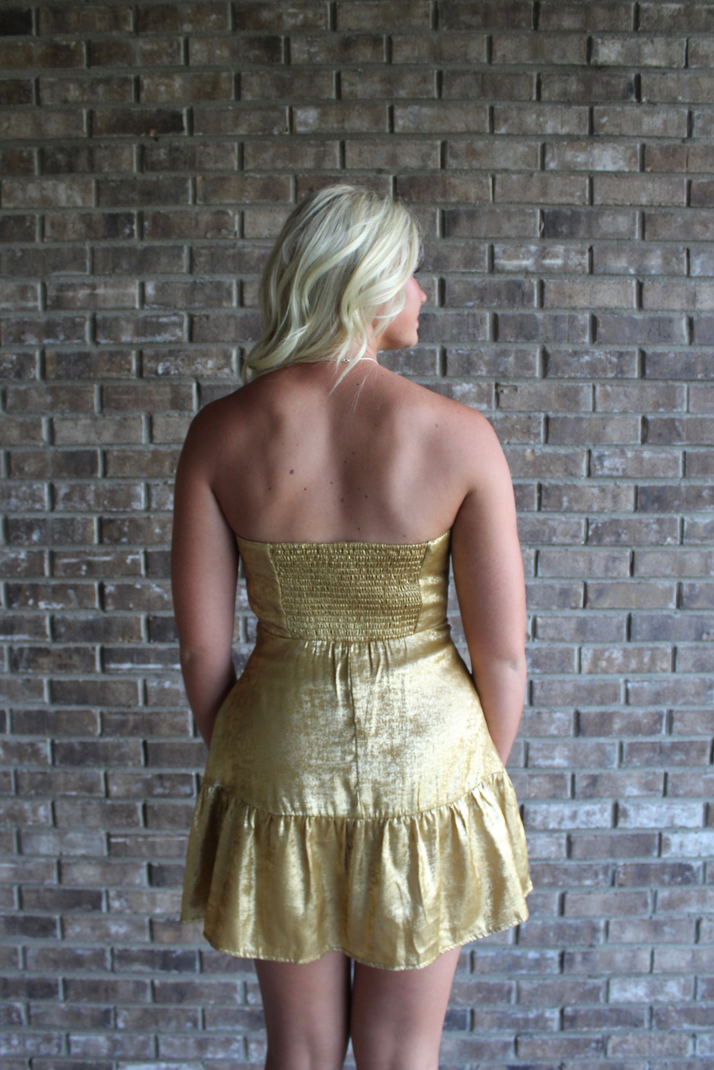 Gold Glamour Dress