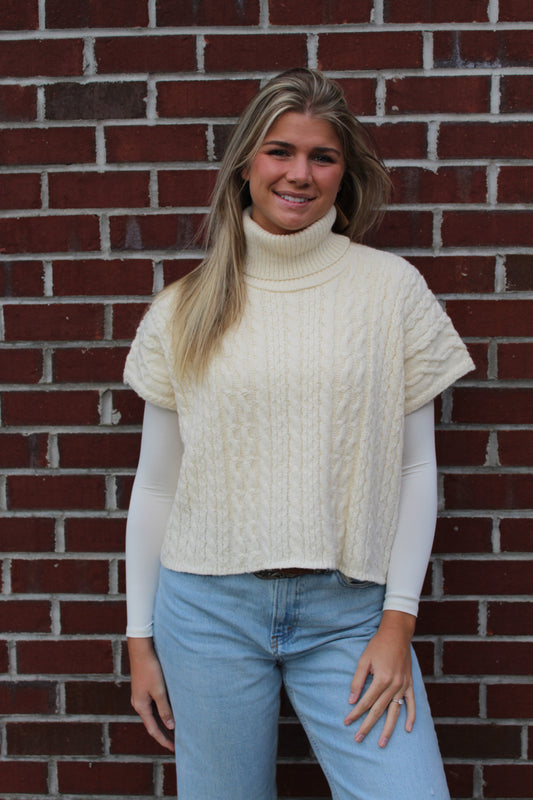 Elegant Ivory Sweater Vest