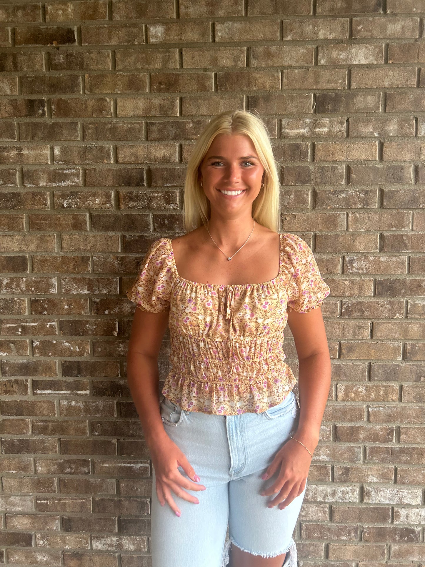 Floral Crop Top