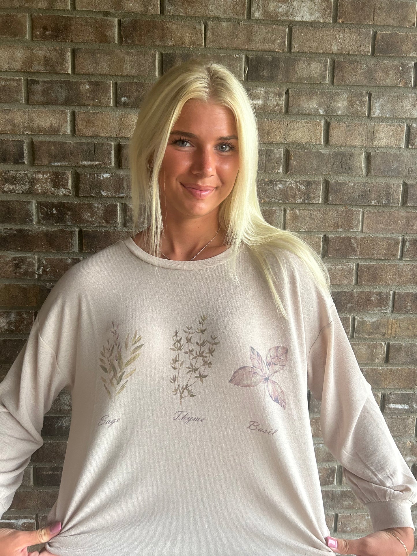 GARDEN LONG SLEEVE TOP