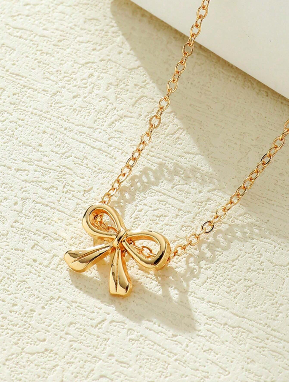 Bow Charm Necklace