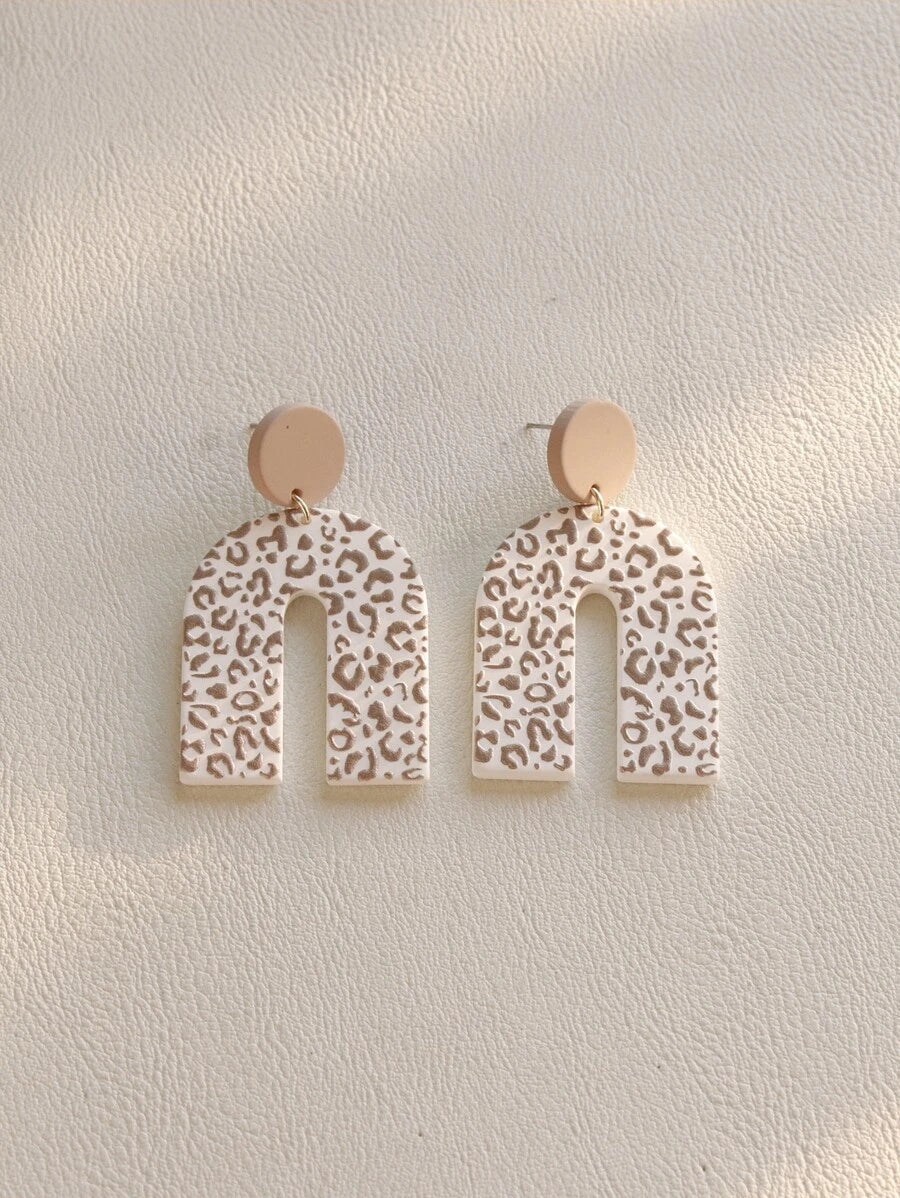 Light Leopard Earrings