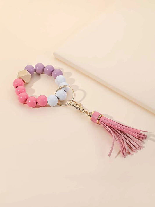 Pink and Purple Keychain