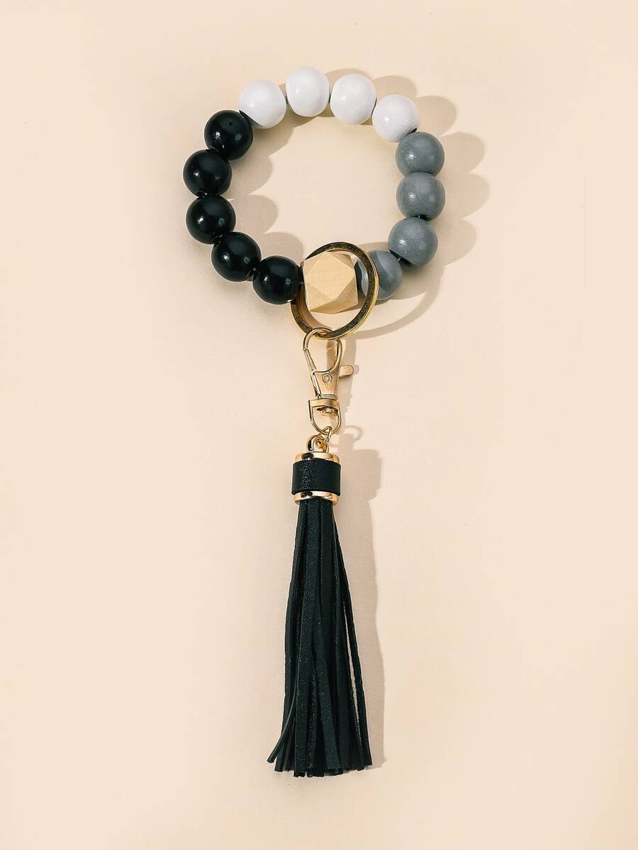 Black and White Keychain