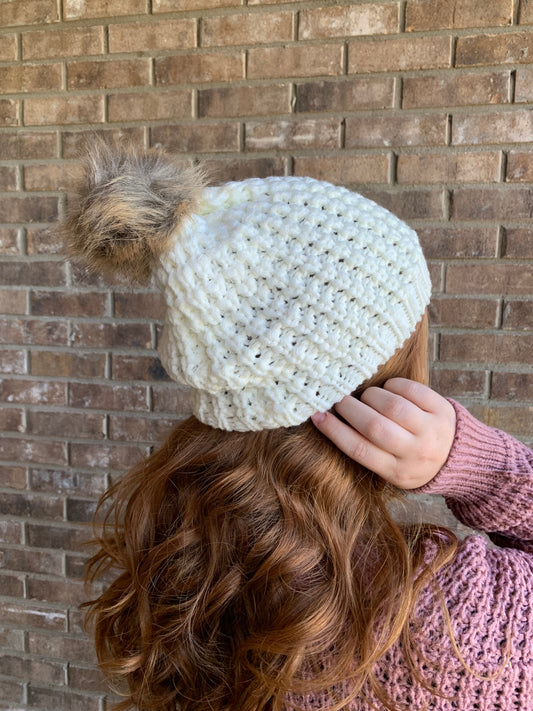 White Beanie