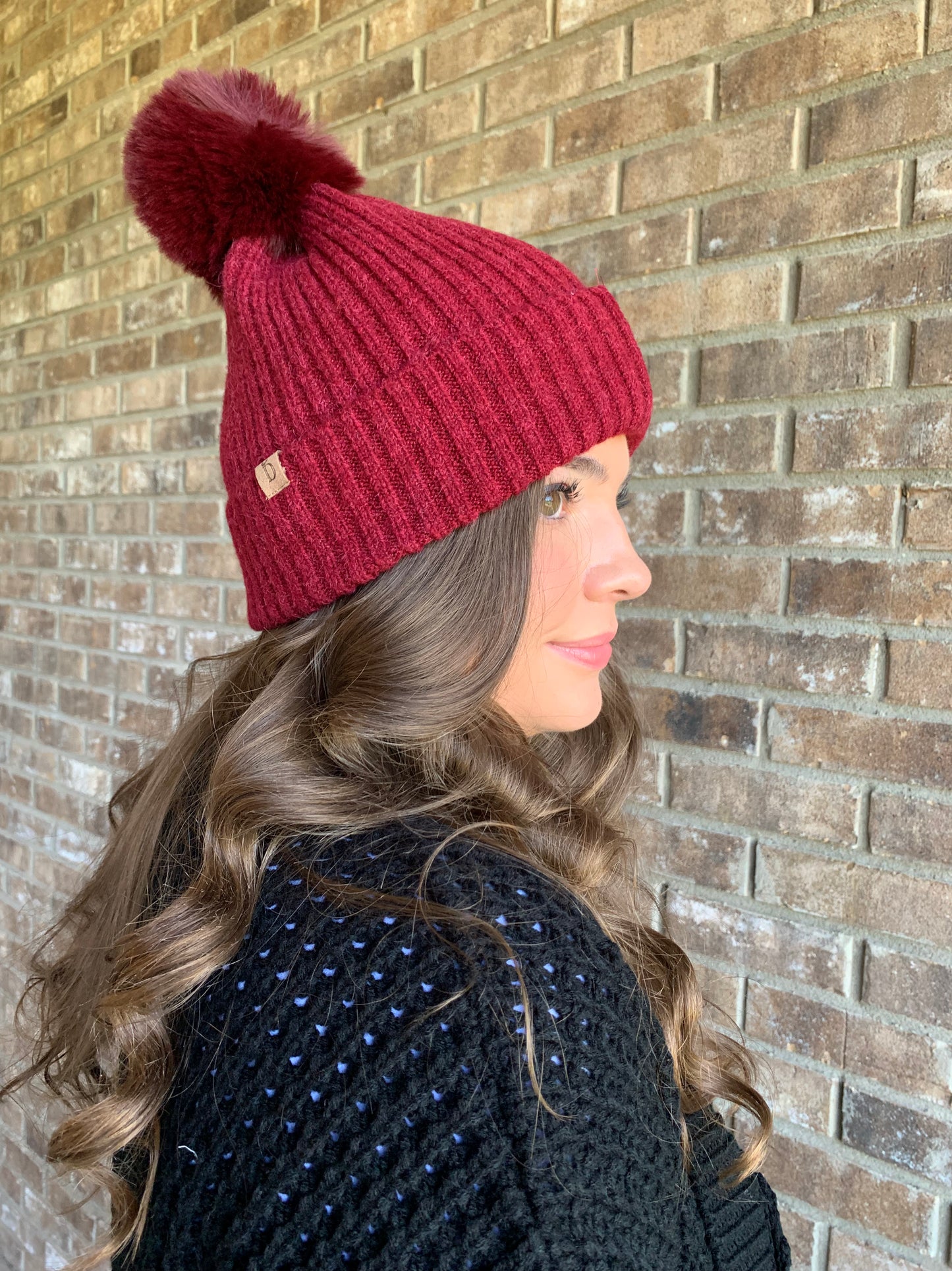 Burgundy Beanie