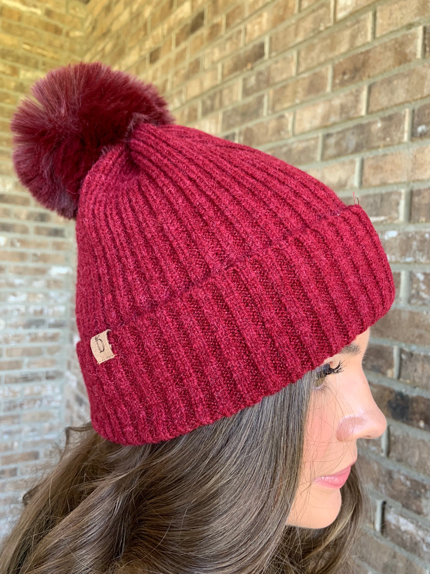 Burgundy Beanie