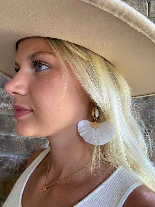 White Earrings